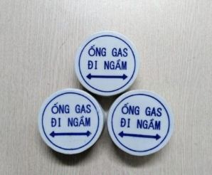 Mốc báo cáp ống gas đi ngầm